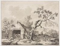 TvB T 409
<br/>
Landschap met stal en figuren
<br/>
<em>Gabriel, Paul Joseph Constantin (1828-1903)</em>